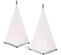 Gokelomg Lot de 2 caches universels pour haut-parleur DJ - Matériau extensible - Double face - Pour trépied - Rock Scrim