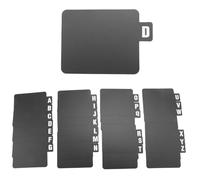 Gokelomg Lot de 26 séparateurs de disques vinyles avec alphabet pour DVD, alphabet et alphabet