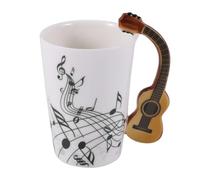 Gokelomg Tasse en céramique pour café et thé -Tasse en de guitare - 220ml