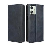GOKEN Coque Folio Cuir Étui pour Motorola Moto G54 5G, Antichoc Portefeuille Housse vec Fentes pour Cartes, PU/TPU Bumper Protection Case Cover Fermeture Magnétique (Bleu)