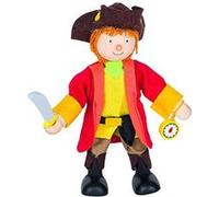 Goki - 2040673 - poupée De Chiffon Articule - Pirate Captain G