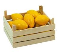 Goki - 2040779 - Jeu D'imitation - Commerçant - Citrons Dans Une Caisse De Fruits G