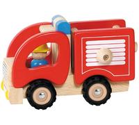 Goki Camion de pompiers en bois 2041272 Service d'incendie Rouge