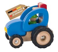 Goki - 2041273 - Figurine Transport Et Circulation - Tracteur, Bleu