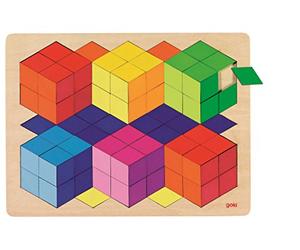 Goki - 2041651 - Puzzle Optique 3D - 86 Pièces