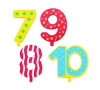 Goki - 2041857 - Décoration De Fête - Numéros Supplémentaires 7,8,9,10