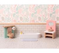 goki 51423 - Meuble de poupée Salle de Bain