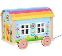 Goki - 51440 - Roulotte Spirit - Maison de poupée Mobile, 12 pièces