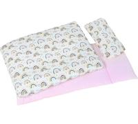 Goki Parure de lit pour poupées 51518 XX décoration Multicolore