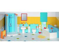 Goki 51541 Meubles pour marionnettes Flexibles, Salle de Bain, Mixte