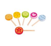 GoKi 51554 Houten Lolly's Lot de 6