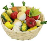 goki 51662 Légumes dans un panier, multicolore (1 set)
