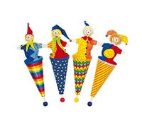 goki 51818 - Pup-up Clown, Assorti, 1 pièce