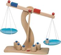 goki 51856 Balance, naturel/bleu/rouge