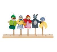 Goki marionnettes à doigt Set 4 Pieces Roodkapje 10,5-11cm Multicolore G