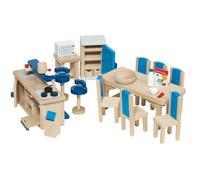 Goki – Mobilier de cuisine pour maison de poupées 51907 – 30 pièces