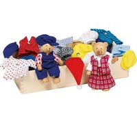 goki 51914 Boîte à vêtements pour ours de poupées gonflables, multicolore (1 set)