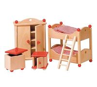 Goki - 51953 - Mobilier de Poupée - Meuble pour Poupée - Chambre des Enfants