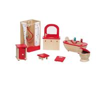 Goki - 51959 - Mobilier de Poupée - Meuble pour Poupée - Salle de Bain