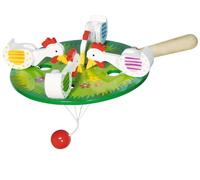 goki 53915 poules qui picorent, multicolore