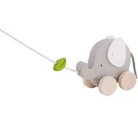 Goki - 54866 - Animal à Tirer en Bois, éléphant