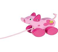 Goki 54885 Balle pour bébé Motif Cochon Multicolore