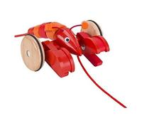 GOKI 54904 Pull-Along Animal Lobster, Multicoloured