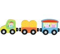 Goki 55862 Tracteur magnétique, 21 cm, en Bois