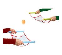 Goki 56829 Jeu de Lancer et Attraper avec Balle en Feutre, Bois et Textile 54 x 27,5 x 2 cm