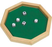 goki 56954 Assiette à cubes, vert/naturel
