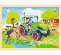 goki 57326 Puzzle à Insertion, Multicolore