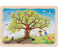GOKI 57346 Puzzle de capas Manzano Wooden, Multicolored, One Size