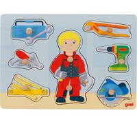 goki 57405 Craftsman Plug-in Puzzle