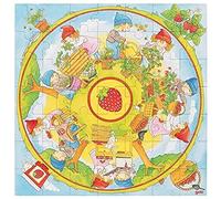 Goki - 57442 - Puzzle XXL en Carton Nous plantons des Fraises