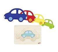 Goki Puzzle à couches pour voiture 57485 Multicolore