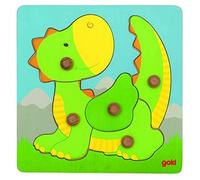 Puzzle à boutons Dragon 5 éléments Jaune G