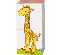 Puzzle de cubes, animaux G