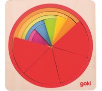 Goki 57737 Puzzle circulaire, multicolore