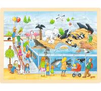 Goki zoo en bois puzzle de 48 pièces Multicolore G