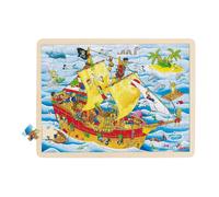 goki 57831 Puzzle à assembler Pirates, multicolore