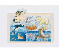 goki 57889 Animaux polaires, puzzle, multicolore (1 pièce)