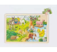 Goki 57890 - Puzzle Bã©Bã©S Animaux