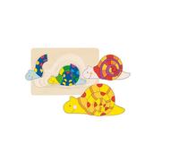 goki 57898 Puzzle à couches Escargot, multicolore (1 pièce)