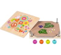Goki - 58296 - Presse à Fleurs en Bois, Flower Power