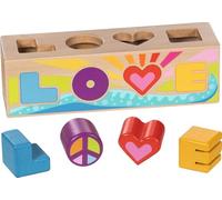 goki 58309 - Boîte de Rangement en Bois « Love » - Jouet Design de la série goki66 - Environ 24 cm de Large