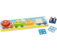 goki 58348 - Jeu éducatif pour Enfants - Jeu éducatif pour Enfants - pour Encourager la motricité - Apprentissage des Formes et des Couleurs - 30 cm x 10 cm - À partir de 1 an