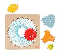 Goki 58440 Spirographe 13 x 13 x 0,5 cm Bois 6 Pièces