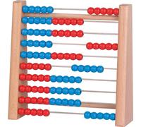 goki 58529 Cadre de calcul, naturel/rouge/bleu (1 pièce)