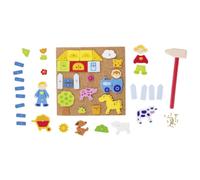 goki 58555 Jeu de marteau ferme, multicolore (1 pièce)
