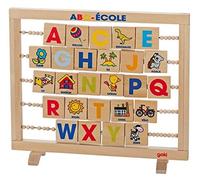 Goki - 58606 - B comme Ballon/F comme Fleur - Ecole ABC - Enfant Apprennent à Lire